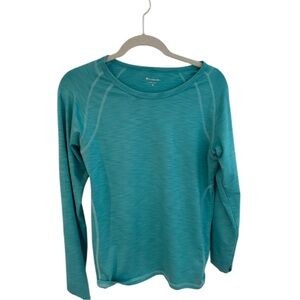 Champion Teal Long Sleeve Athletic Top Womens Size XL
